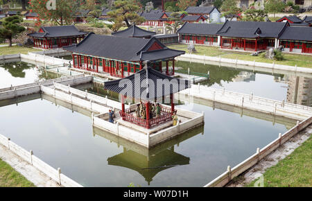 Fairview chinesische Architekturmodell Stockfoto