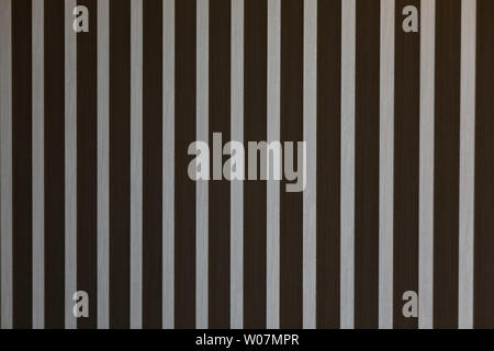 Abstrakte Holzleisten Wand Stockfoto
