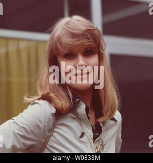 Heidi Brühl, deutsche Sängerin und Plant, Deutschland Ca. 1977. Die deutsche Schauspielerin und Sängerin Heidi Bruehl, Deutschland Ca. 1977. Stockfoto