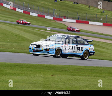 Julian Thomas, Calum Lockie, Ford Sierra Cosworth RS 500, historische Tourenwagen Challenge, HTCC, Tony Dron Trophäe, Donington historische Festival, Mai 2019 Stockfoto