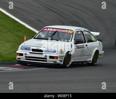 Mark Wright, David Coyne, Ford Sierra Cosworth RS 500, historische Tourenwagen Challenge, HTCC, Tony Dron Trophäe, Donington historische Festival, Mai 2019, m Stockfoto