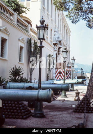 Frankreich. Monaco Monte Carlo. Der königliche Palast von Monaco. Stockfoto