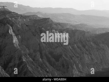 Italien, Basilicata, aliano, calanchi Stockfoto