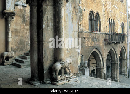 Italien, Latium, Priverno, Abbazia di fossanova Stockfoto