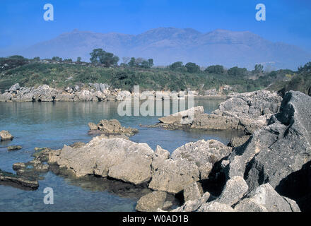 Italien, Latium, gianola e Monte di scauri Naturpark Stockfoto