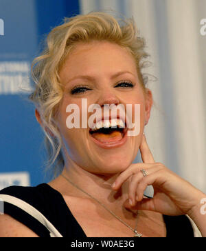 Die Dixie Chicks' Natalie Maines besucht das Toronto International Film Festival Pressekonferenz für 'Dixie Chicks: Shut Up und Singen' im Sutton Place Hotel in Toronto, Kanada, am 13. September 2006. (UPI Foto/Christine Kauen) Stockfoto