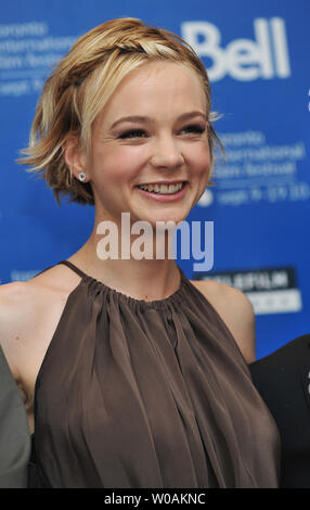 Schauspieler Carey Mulligan besucht das Toronto International Film Festival Pressekonferenz für 'Nie mich Gehen" im Hyatt Regency Hotel in Toronto, Kanada, am 13. September 2010. UPI/Christine Kauen Stockfoto