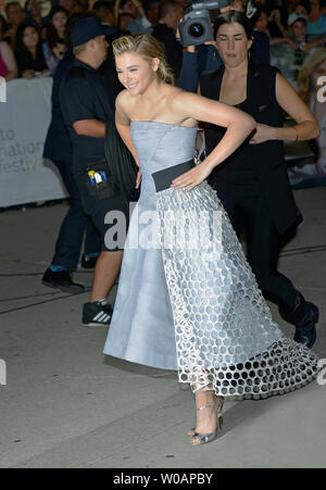 Chloe Grace Moretz kommt für die Uraufführung von "Der Equalizer" bei Roy Thomson Hall während des Toronto International Film Festival in Toronto, Kanada, am 7. September 2014. UPI/Christine Kauen Stockfoto