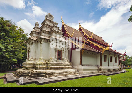 High-definition-Karte von dem berühmten Tempel in Chiang Mai Stockfoto