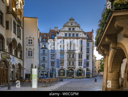 Orlando-Haus am Platzl, Munich, Bayern, Deutschland Stockfoto