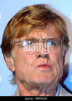 Schauspieler und Umweltaktivistin Robert Redford beteiligt sich an der Kampagne für Amerikas Zukunft" Amerika Zurück"-Konferenz in Washington am 12. Juni 2006. Die Konferenz konzentriert sich auf die Umwelt und Energie Unabhängigkeit. (UPI Foto/Roger L. Wollenberg) Stockfoto