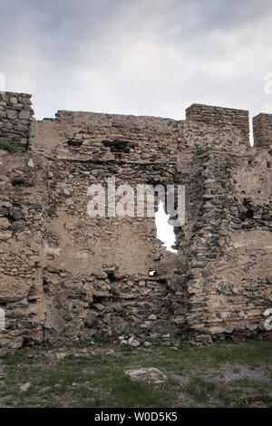 Innerhalb der Mauern des Castillo de San Miguel Burg in Almunecar Spanien Stockfoto