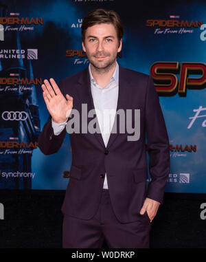 Los Angeles, CA - 26. Juni 2019: Jon Watts besucht die Premiere von Sony Pictures 'Spider-Man weit von zu Hause' gehalten an TCL Chinese Theatre Stockfoto