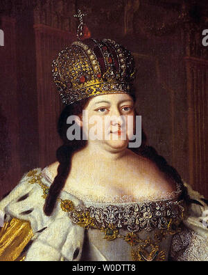 Kaiserin Anna Ioannovna Russlands, 1693-1740, Portrait Malerei, 1730 Stockfoto