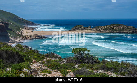 Südafrika, Garden Route, Bucht auf der Plettenberg Bay Stockfoto