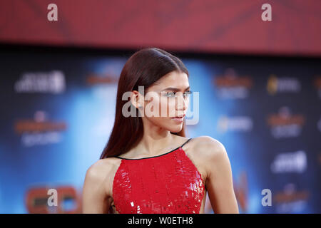 Juni 26, 2019 - Los Angeles, CA, USA - LOS ANGELES - 26.Juni: zendaya an der ''Spider-Man weit weg von zu Hause'' Premiere auf der TCL Chinese Theater IMAX am 26. Juni 2019 in Los Angeles, CA (Credit Bild: © Kay Blake/ZUMA Draht) Stockfoto