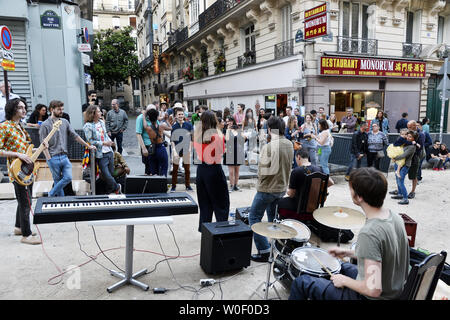 Fête de la Musique - Paris - Frankreich Stockfoto
