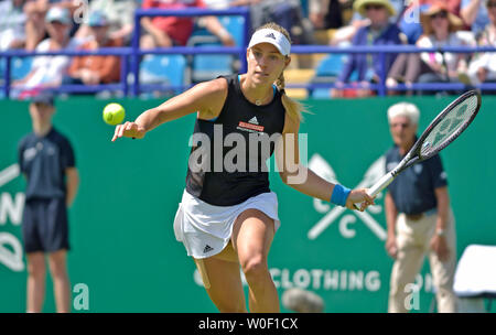 Angelique Kerber (Ger) spielen an der Natur Tal International Tennis in Devonshire Park, Eastbourne, Großbritannien. 27. Jun 2019. Stockfoto