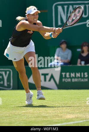 Angelique Kerber (Ger) spielen an der Natur Tal International Tennis in Devonshire Park, Eastbourne, Großbritannien. 27. Jun 2019. Stockfoto