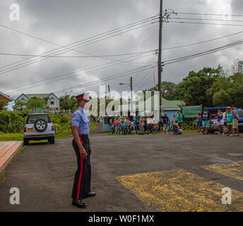 ST. GEORGE'S, Grenada - Dezember 16, 2016: Grenada ist ein Land der Westindischen Inseln in der Karibik, am südlichen Ende der Grenadinen Kette. G Stockfoto