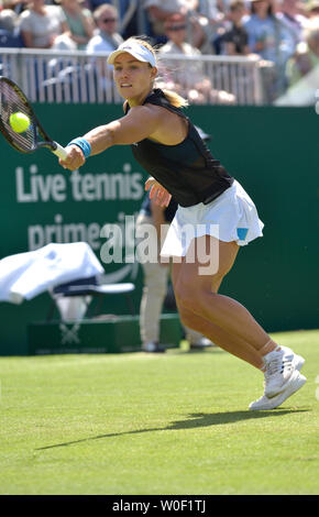 Angelique Kerber (Ger) spielen an der Natur Tal International Tennis in Devonshire Park, Eastbourne, Großbritannien. 27. Jun 2019. Stockfoto