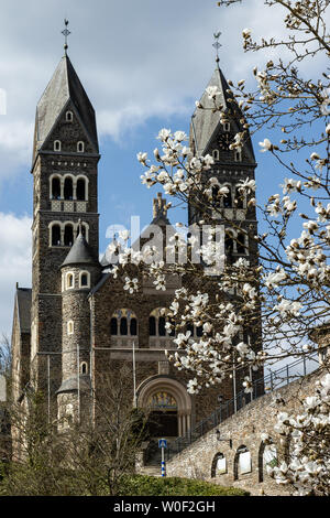 Kirche in Clervaux, Luxemburg Stockfoto