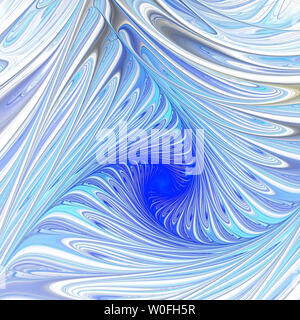 Abstrakte vielfarbige Abbildung auf einem hellen Hintergrund. Hintergrund Design. Spirale, curl Stockfoto