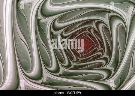 Abstrakte vielfarbige Abbildung auf einem hellen Hintergrund. Hintergrund Design. Spirale, curl Stockfoto