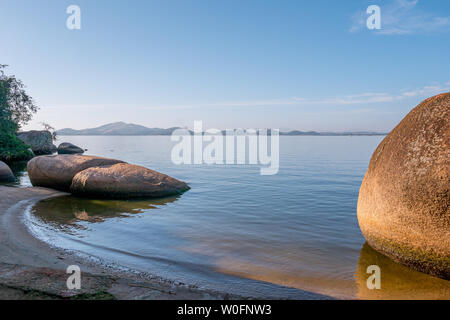 Paqueta, friedlichen und bucolical tropischen Insel Landschaft Stockfoto