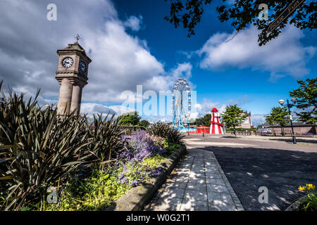 Bangor Marina und Pickie Park Stockfoto