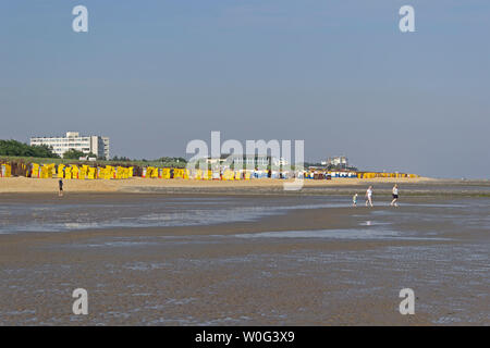 Strand und Wattenmeer, Duhnen, Cuxhaven, Niedersachsen, Deutschland Stockfoto