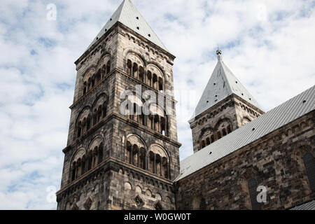 Die Kathedrale von Lund Schweden Stockfoto