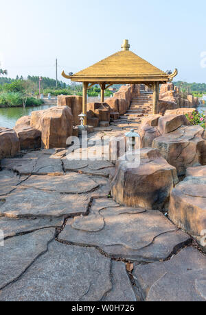 Heben Zhi Brücke in Konfuzius kulturelle Stadt, Suixi, Guangdong Stockfoto