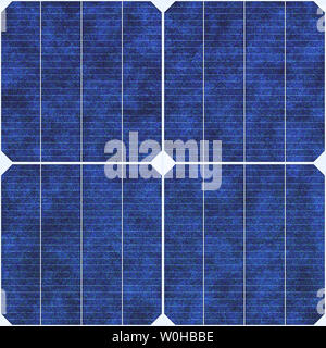 Solar Panel Textur. Wägezellen und erneuerbare Energien. Nahtloses Bild. Stockfoto