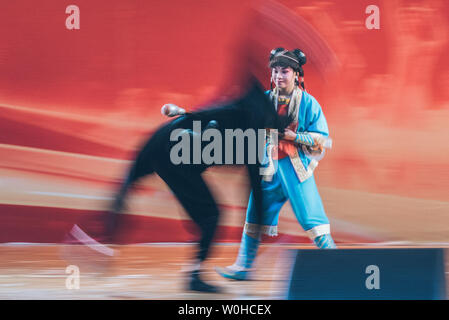 Kantonesischen Oper Leistung Stockfoto