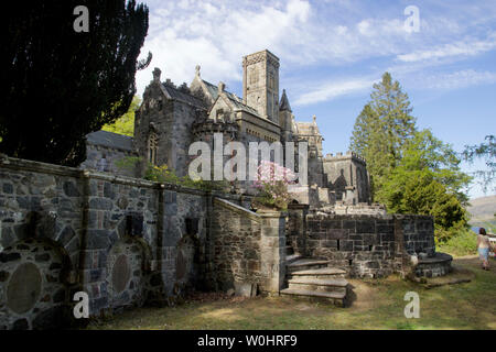 St Conan's Kirk am Ufer des Loch Awe, Argyll und Bute, Schottland. Stockfoto