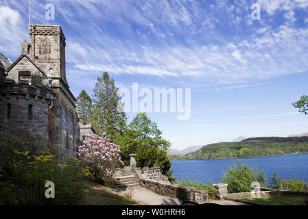 St Conan's Kirk am Ufer des Loch Awe, Argyll und Bute, Schottland. Stockfoto