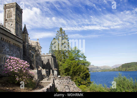 St Conan's Kirk am Ufer des Loch Awe, Argyll und Bute, Schottland. Stockfoto