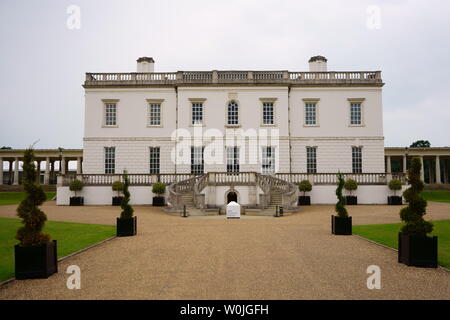 Queen's House in Greenwich, London, Vereinigtes Königreich. Ehemalige königliche Residenz, heute Teil des National Maritime Museum. Stockfoto