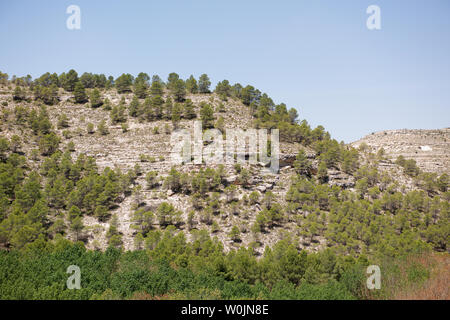 Alcala del Jucar, Kastilien La Mancha, Spanien Stockfoto