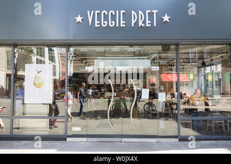 Veggie Pret, Broadwick Street, Soho, London, W1, UK Stockfoto