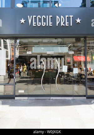 Veggie Pret, Broadwick Street, Soho, London, W1, UK Stockfoto