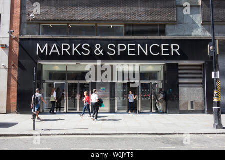 Marks & Spencer, Great Marlborough Street, London, UK Stockfoto