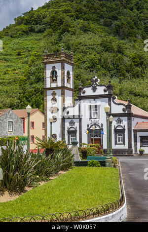 Kirche von Cheia de Graca in Faial Da Terra, Sao Miguel, Azoren, Portugal Stockfoto