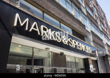 Marks & Spencer, Great Marlborough Street, London, UK Stockfoto