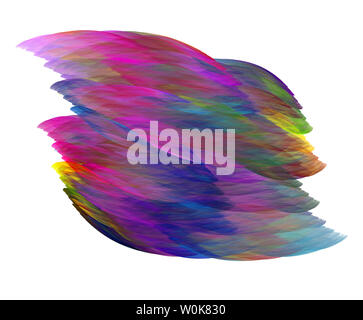 Abstrakte farbenfrohe Hintergrund. Hintergrund Design der Fraktalen, Textur auf das Thema der Phantasie, Kreativität und Kunst Stockfoto