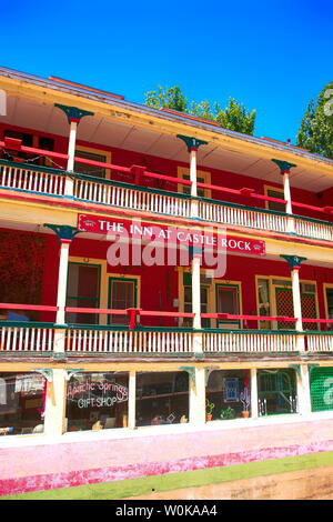 The Inn at Castle Rock Hotel auf Tombstone Canyon Road in Bisbee, AZ Stockfoto