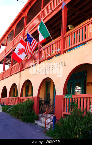 Das Eldorado Suites Hotel in Bisbee, AZ Stockfoto