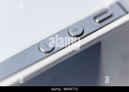 Das iPhone 5s bleibt eine der innovativsten Apple Handy Designs und half Apple auf dem Weg zur wertvollsten Unternehmen der Welt Stockfoto