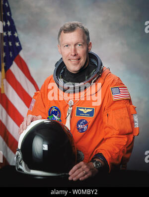 STS-123 Astronaut Commander Dominic L. GORIE dargestellt in seinem Undatiert NASA Portrait ist. Gorie ist Teil der STS-123 Mission Crew auf der Internationalen Raumstation am Space Shuttle Endeavour am 11. März 2008 zu starten. (UPI Foto/NASA) Stockfoto